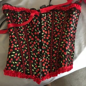 Cherry corset
